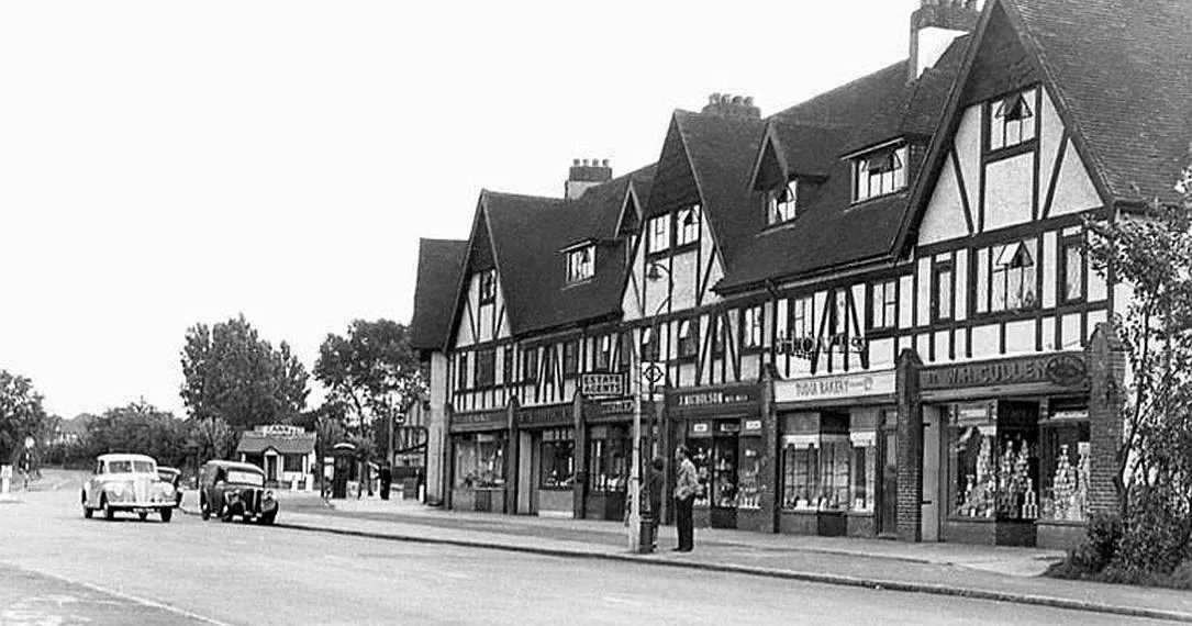 Mock-Tudor Parade of Shops